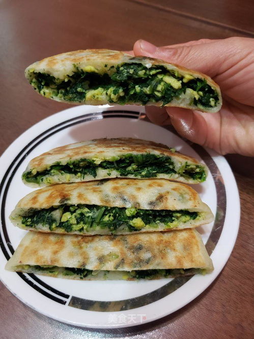 菠菜雞蛋餡餅的家常做法